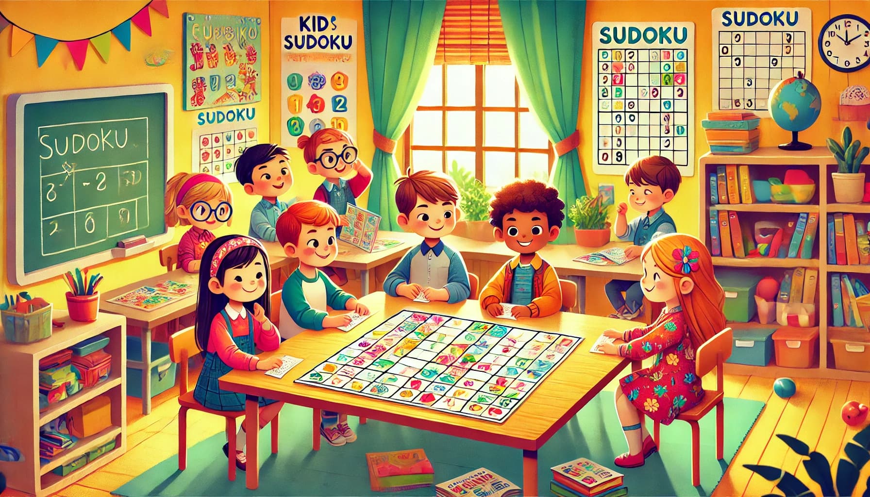 Sudoku for Kids Illustration
